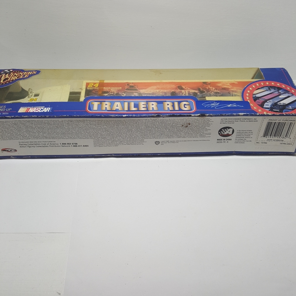 2002 Winners circle #24 Jeff Gordon. Trailer Rig. - Picture 5 of 6